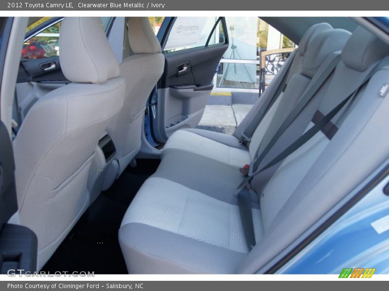 Clearwater Blue Metallic / Ivory 2012 Toyota Camry LE
