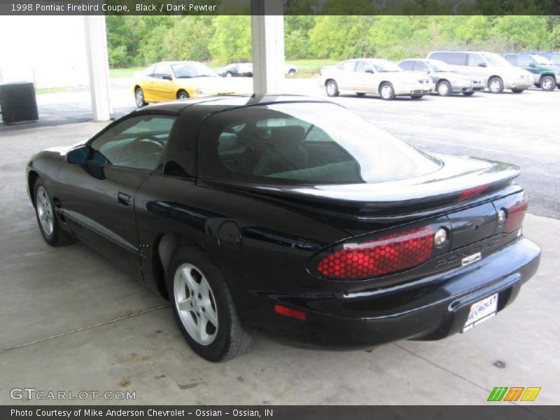 Black / Dark Pewter 1998 Pontiac Firebird Coupe