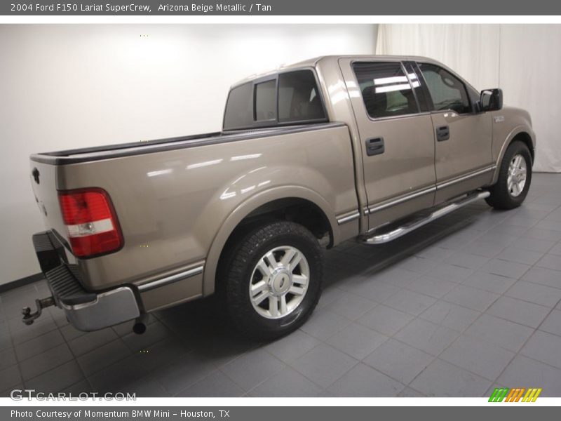 Arizona Beige Metallic / Tan 2004 Ford F150 Lariat SuperCrew