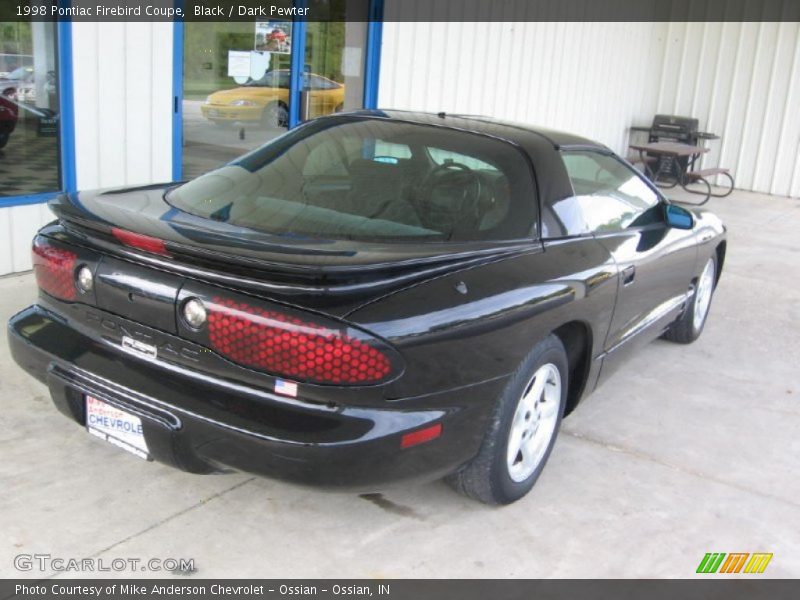 Black / Dark Pewter 1998 Pontiac Firebird Coupe