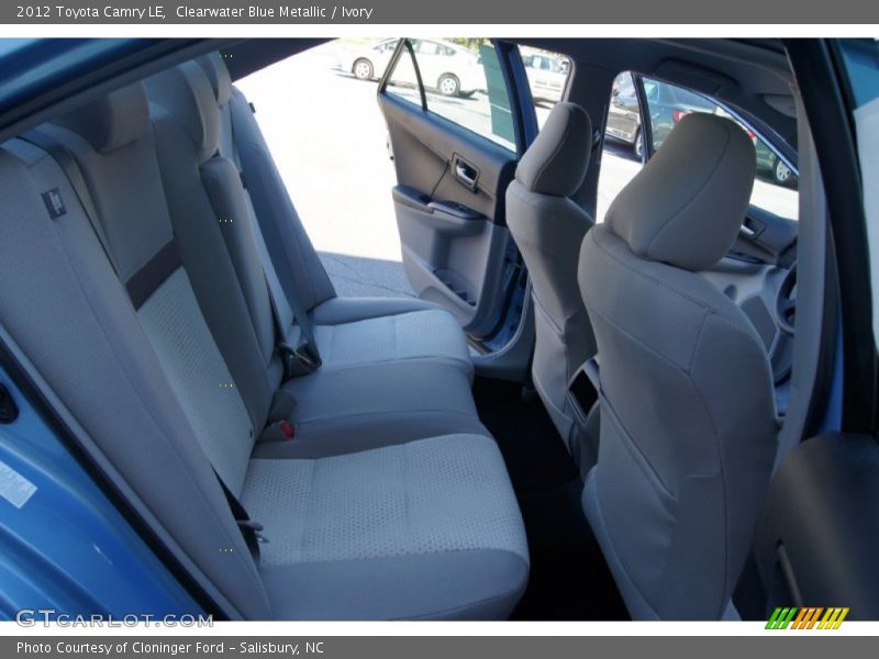 Clearwater Blue Metallic / Ivory 2012 Toyota Camry LE