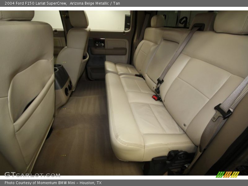 Arizona Beige Metallic / Tan 2004 Ford F150 Lariat SuperCrew
