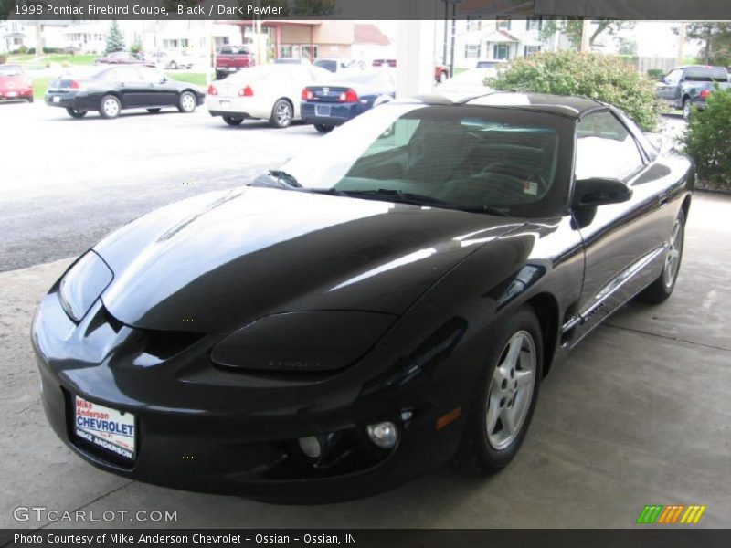 Black / Dark Pewter 1998 Pontiac Firebird Coupe