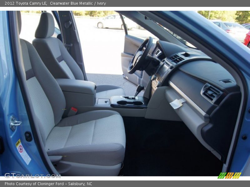 Clearwater Blue Metallic / Ivory 2012 Toyota Camry LE