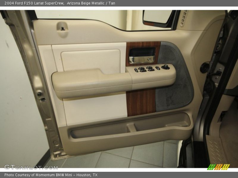 Arizona Beige Metallic / Tan 2004 Ford F150 Lariat SuperCrew