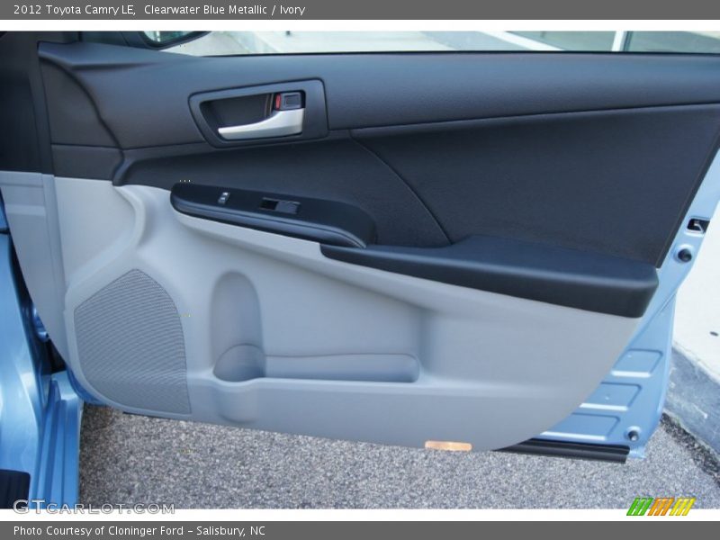Clearwater Blue Metallic / Ivory 2012 Toyota Camry LE