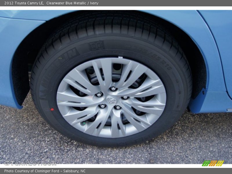 Clearwater Blue Metallic / Ivory 2012 Toyota Camry LE