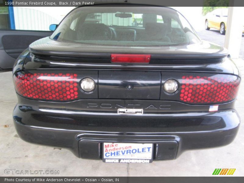 Black / Dark Pewter 1998 Pontiac Firebird Coupe