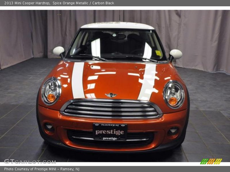 Spice Orange Metallic / Carbon Black 2013 Mini Cooper Hardtop