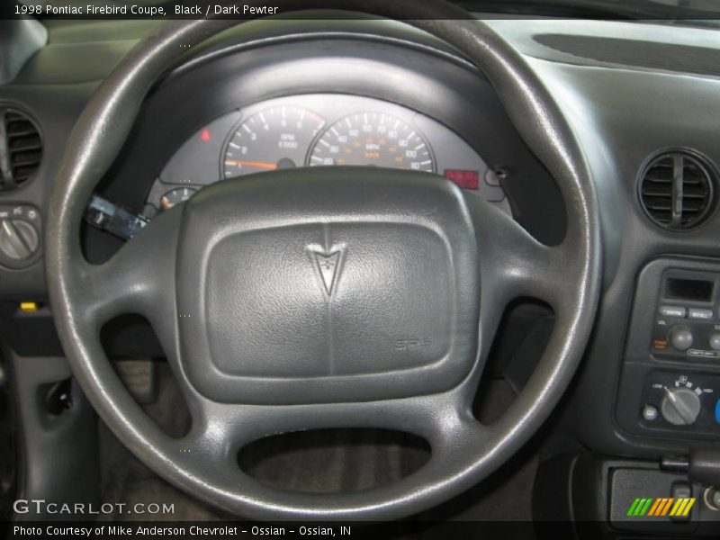 Black / Dark Pewter 1998 Pontiac Firebird Coupe