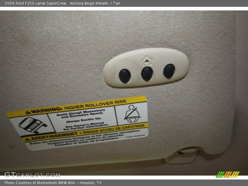 Arizona Beige Metallic / Tan 2004 Ford F150 Lariat SuperCrew