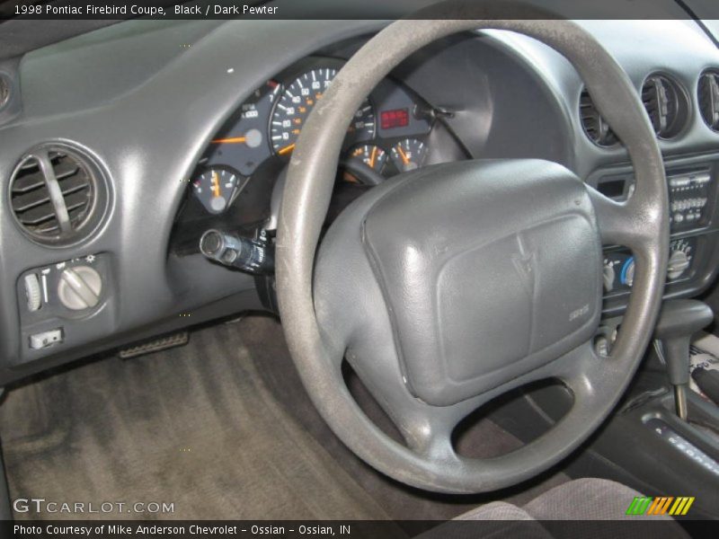 Black / Dark Pewter 1998 Pontiac Firebird Coupe