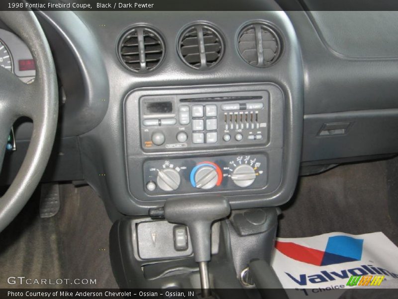Controls of 1998 Firebird Coupe