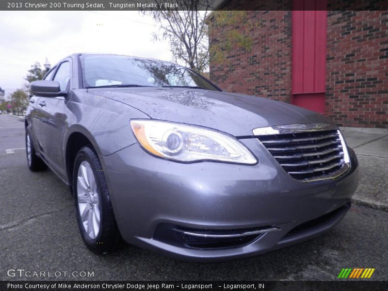 Tungsten Metallic / Black 2013 Chrysler 200 Touring Sedan
