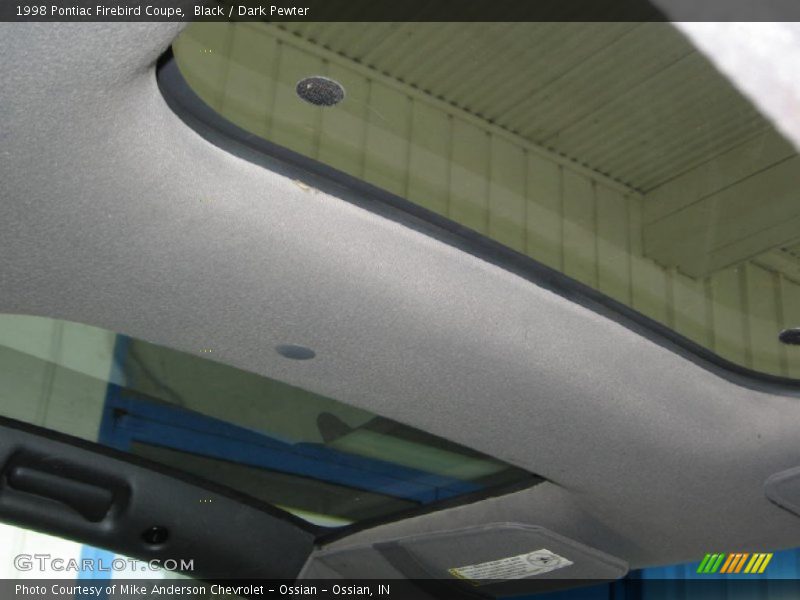 Black / Dark Pewter 1998 Pontiac Firebird Coupe