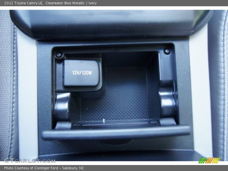 Clearwater Blue Metallic / Ivory 2012 Toyota Camry LE