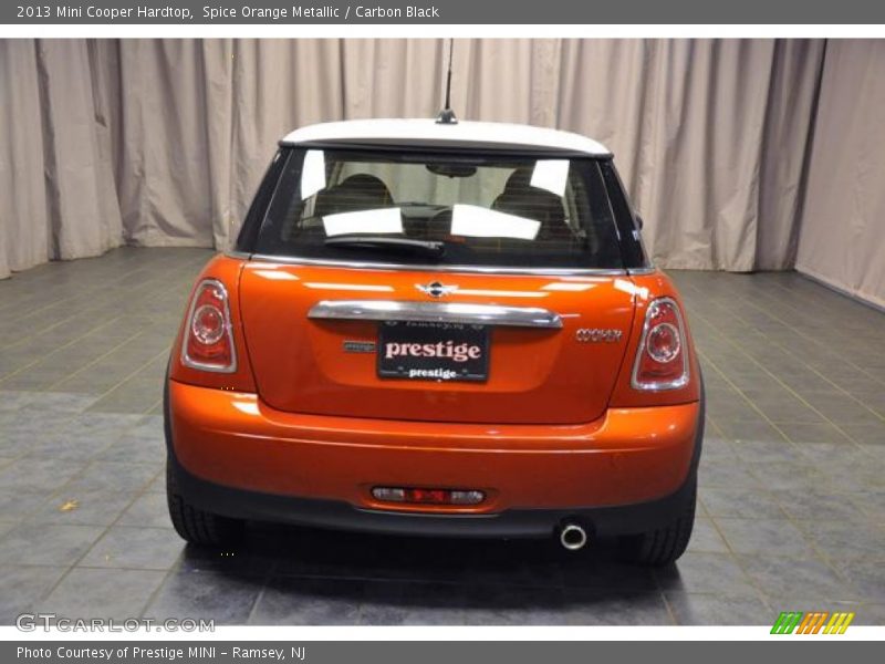 Spice Orange Metallic / Carbon Black 2013 Mini Cooper Hardtop