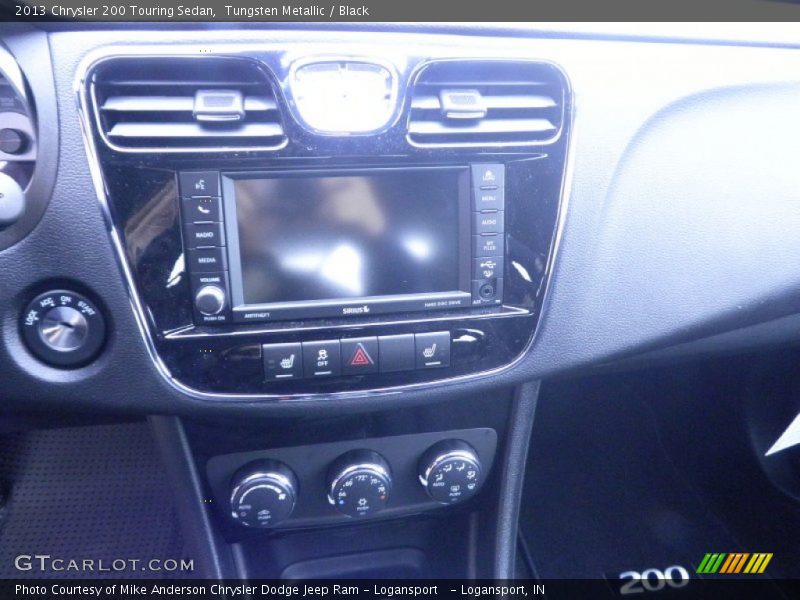 Tungsten Metallic / Black 2013 Chrysler 200 Touring Sedan