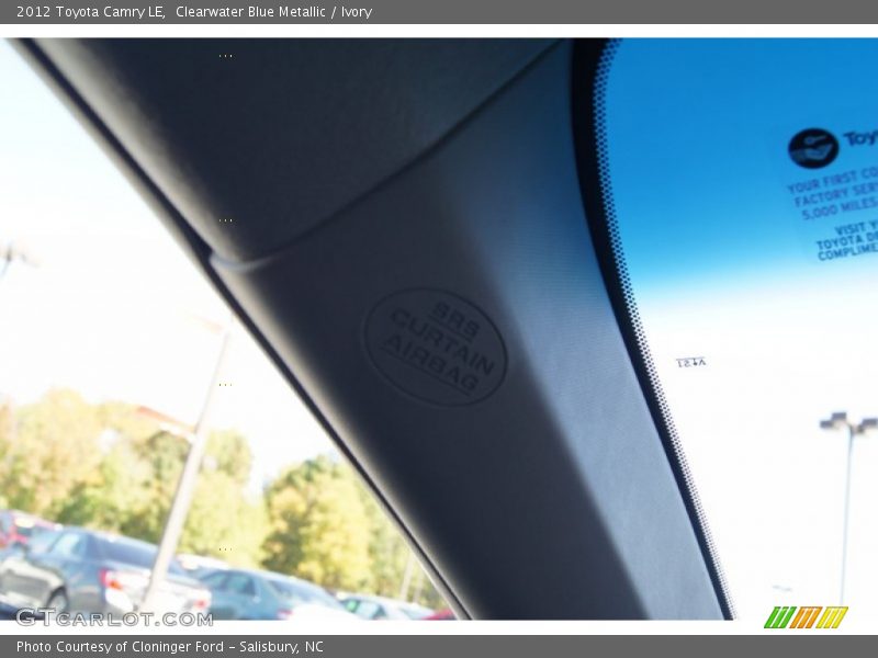 Clearwater Blue Metallic / Ivory 2012 Toyota Camry LE