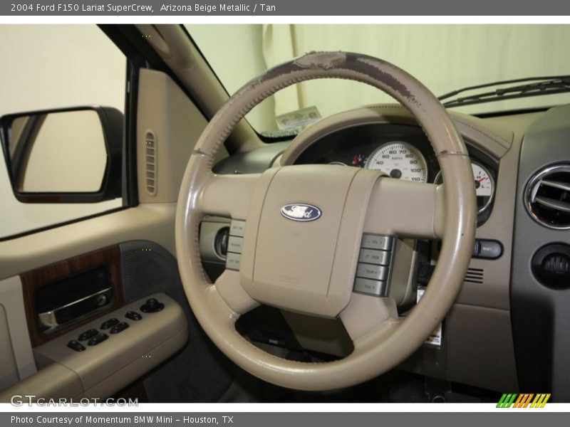Arizona Beige Metallic / Tan 2004 Ford F150 Lariat SuperCrew