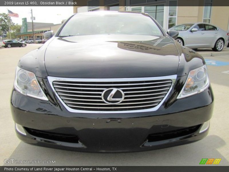 Obsidian Black / Black 2009 Lexus LS 460