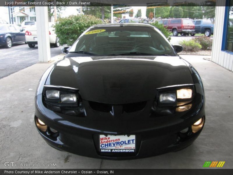 Black / Dark Pewter 1998 Pontiac Firebird Coupe