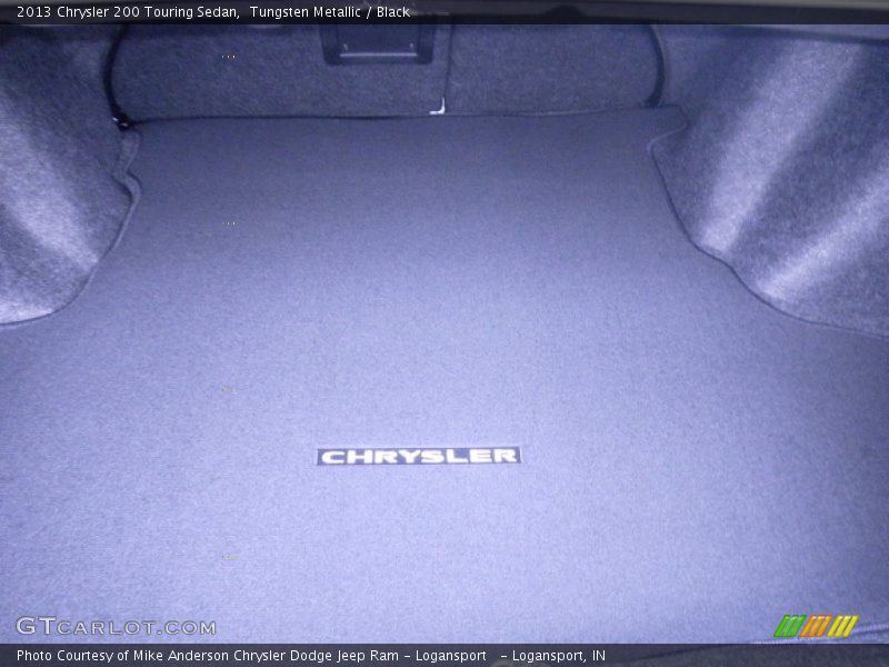 Tungsten Metallic / Black 2013 Chrysler 200 Touring Sedan