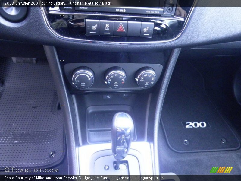 Tungsten Metallic / Black 2013 Chrysler 200 Touring Sedan