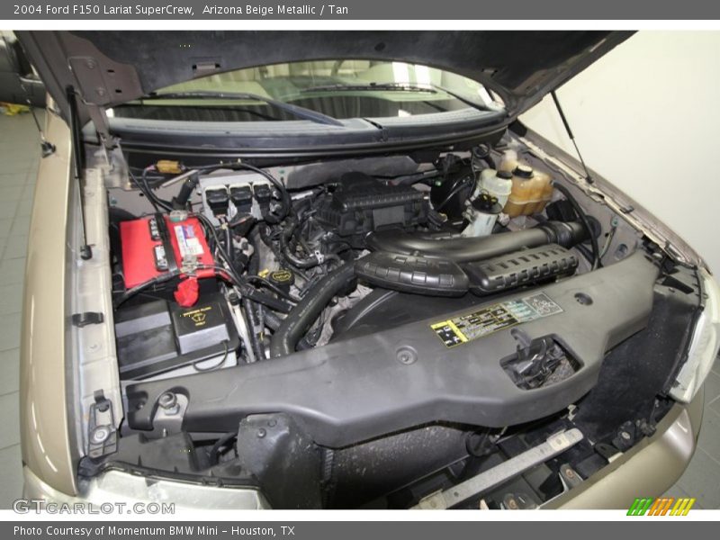 Arizona Beige Metallic / Tan 2004 Ford F150 Lariat SuperCrew
