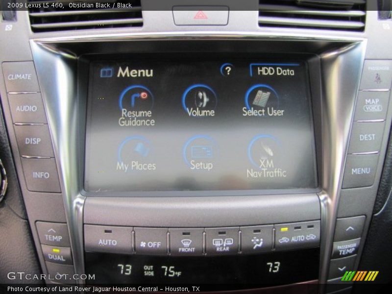 Controls of 2009 LS 460