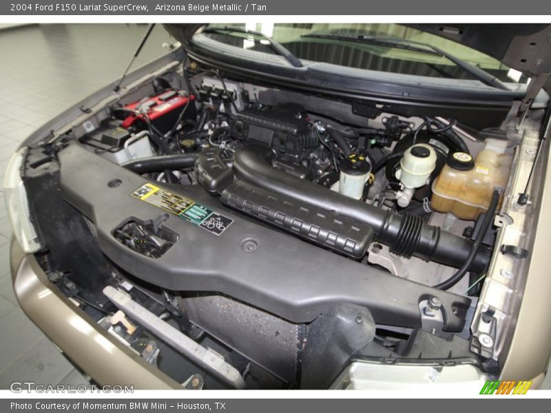 Arizona Beige Metallic / Tan 2004 Ford F150 Lariat SuperCrew