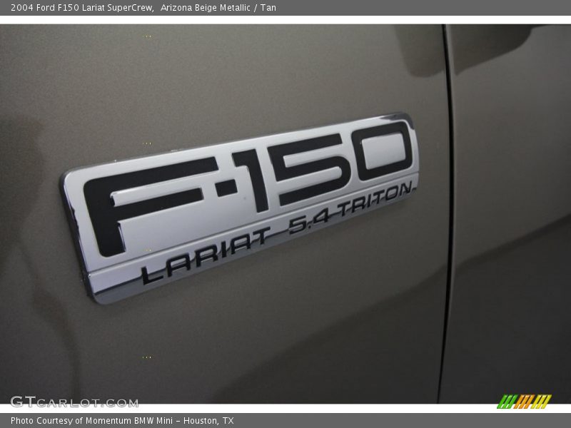 Arizona Beige Metallic / Tan 2004 Ford F150 Lariat SuperCrew