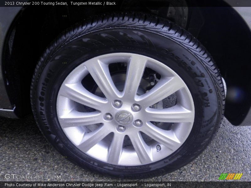 Tungsten Metallic / Black 2013 Chrysler 200 Touring Sedan