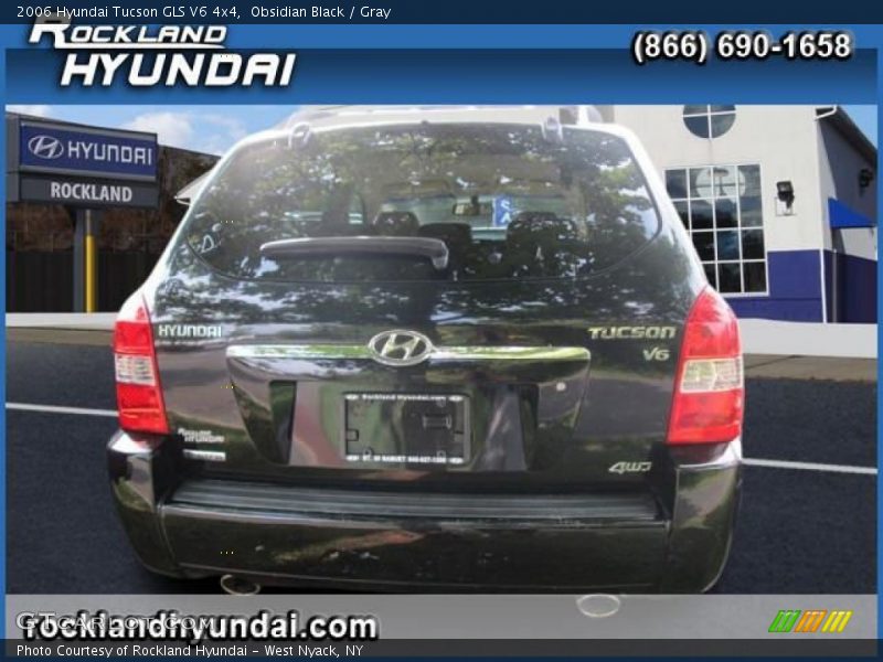 Obsidian Black / Gray 2006 Hyundai Tucson GLS V6 4x4