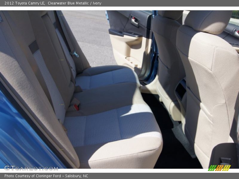 Clearwater Blue Metallic / Ivory 2012 Toyota Camry LE