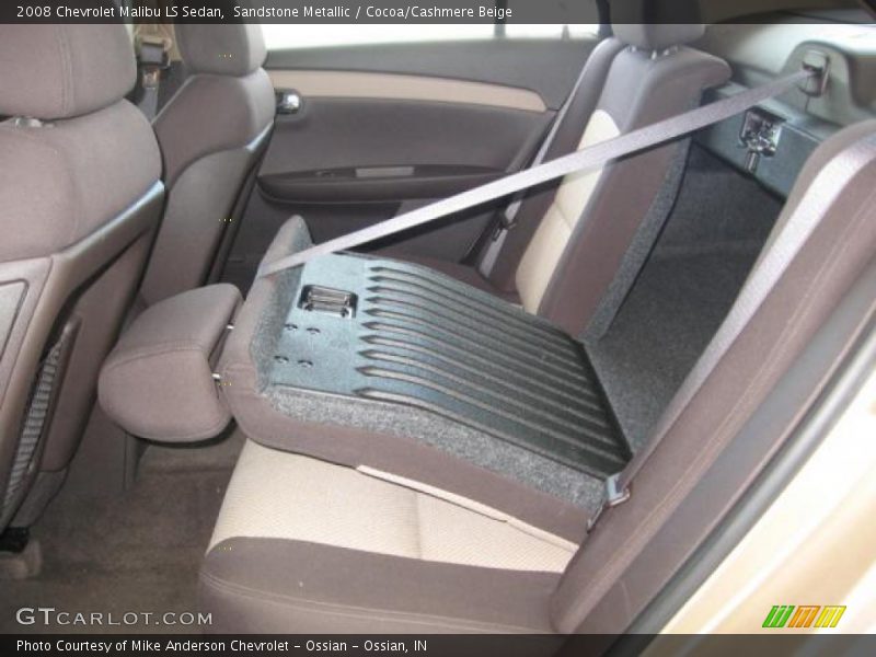 Sandstone Metallic / Cocoa/Cashmere Beige 2008 Chevrolet Malibu LS Sedan