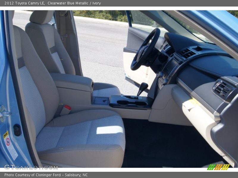 Clearwater Blue Metallic / Ivory 2012 Toyota Camry LE