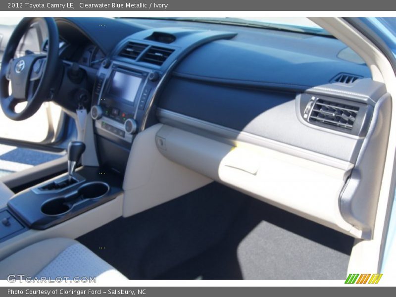 Clearwater Blue Metallic / Ivory 2012 Toyota Camry LE