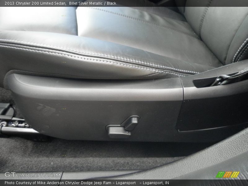 Billet Silver Metallic / Black 2013 Chrysler 200 Limited Sedan