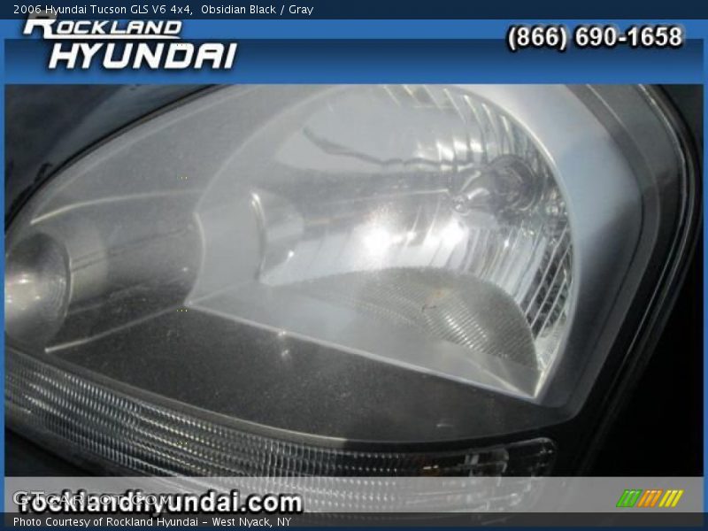 Obsidian Black / Gray 2006 Hyundai Tucson GLS V6 4x4