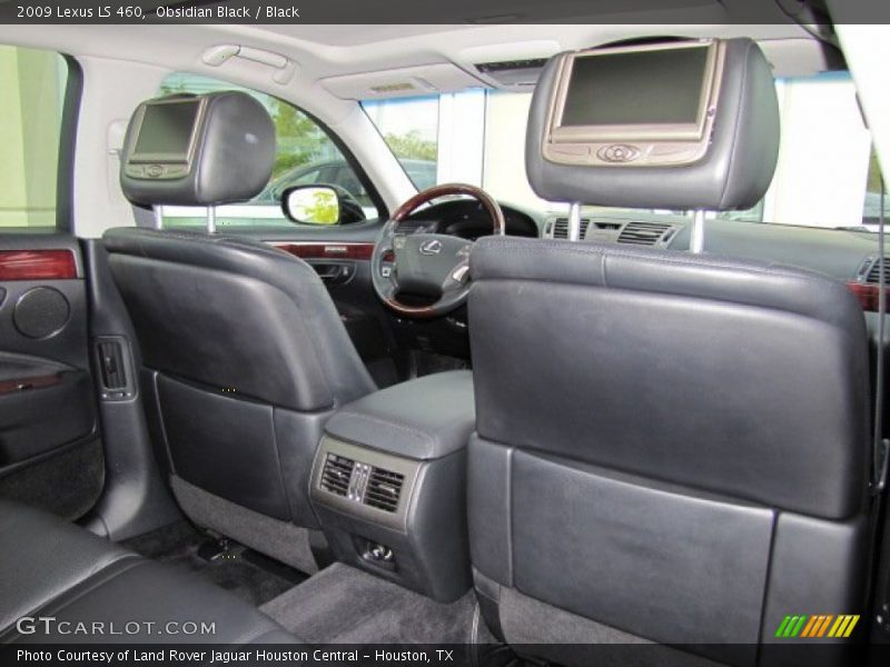 Obsidian Black / Black 2009 Lexus LS 460