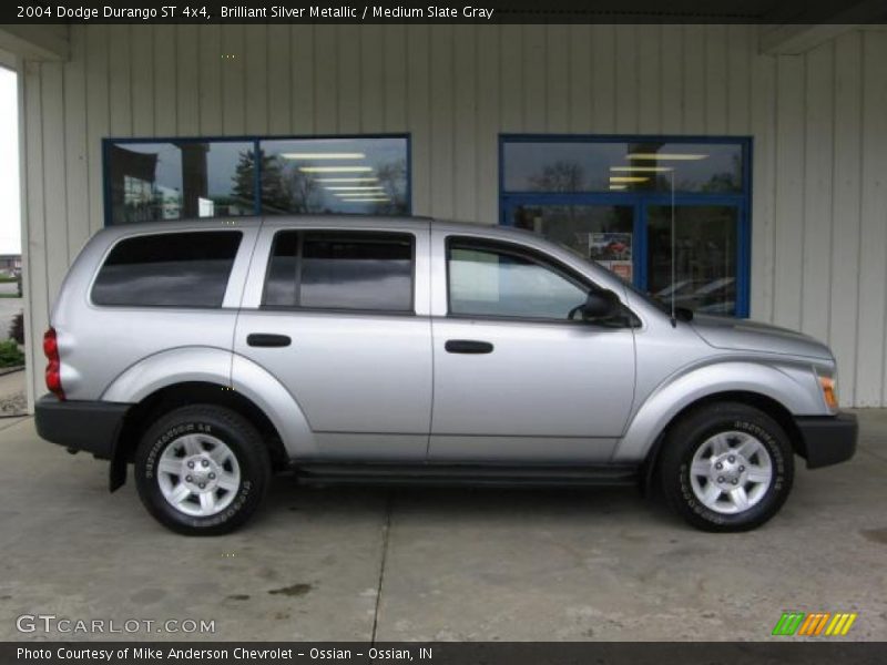 Brilliant Silver Metallic / Medium Slate Gray 2004 Dodge Durango ST 4x4