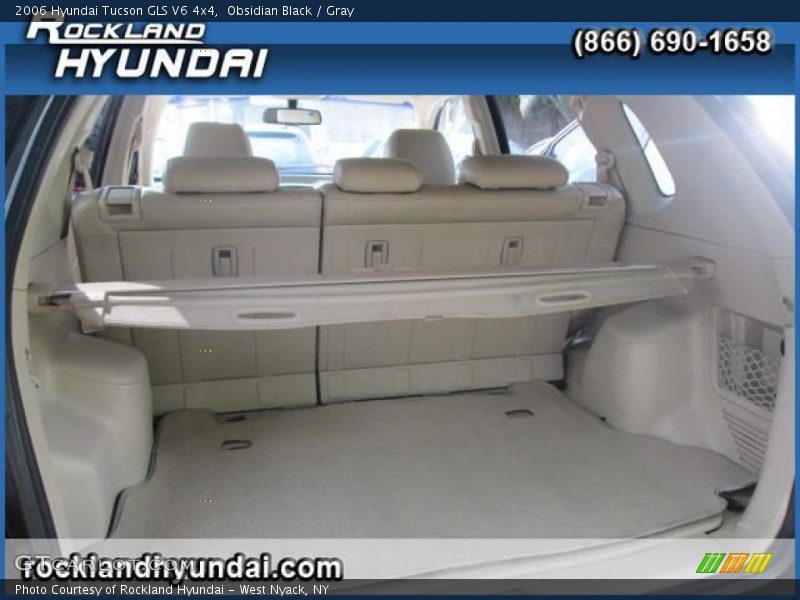 Obsidian Black / Gray 2006 Hyundai Tucson GLS V6 4x4