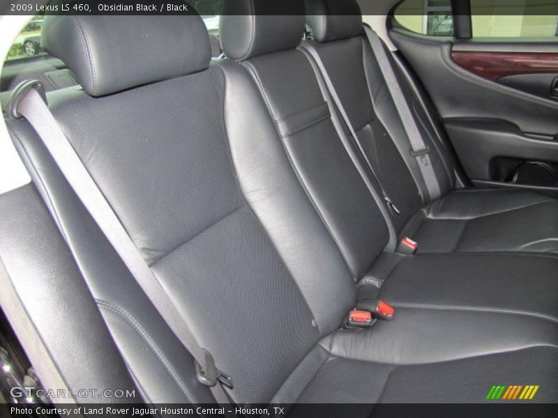 Obsidian Black / Black 2009 Lexus LS 460