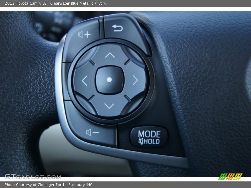 Clearwater Blue Metallic / Ivory 2012 Toyota Camry LE