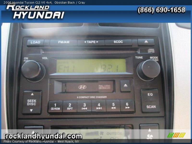 Obsidian Black / Gray 2006 Hyundai Tucson GLS V6 4x4