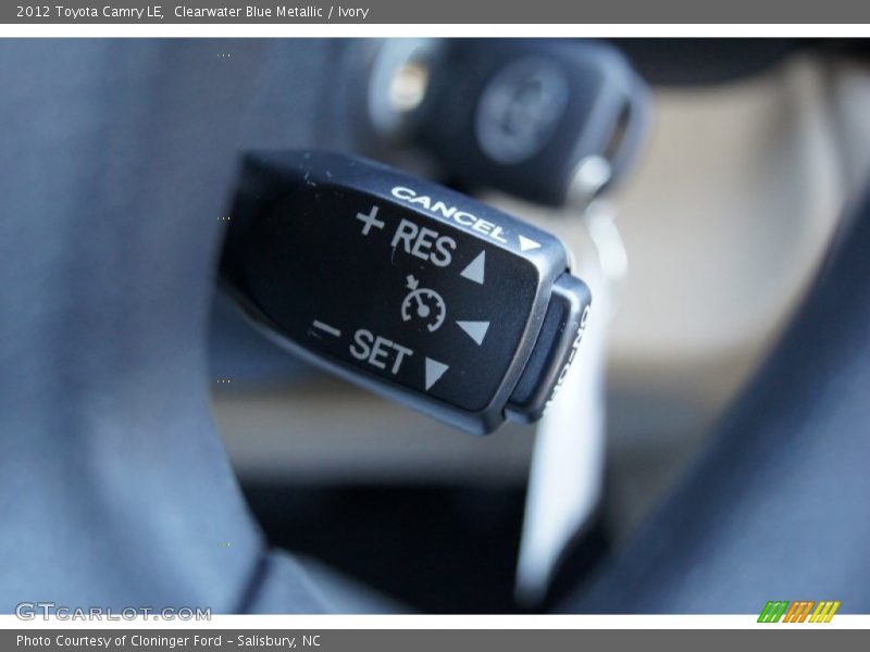 Clearwater Blue Metallic / Ivory 2012 Toyota Camry LE
