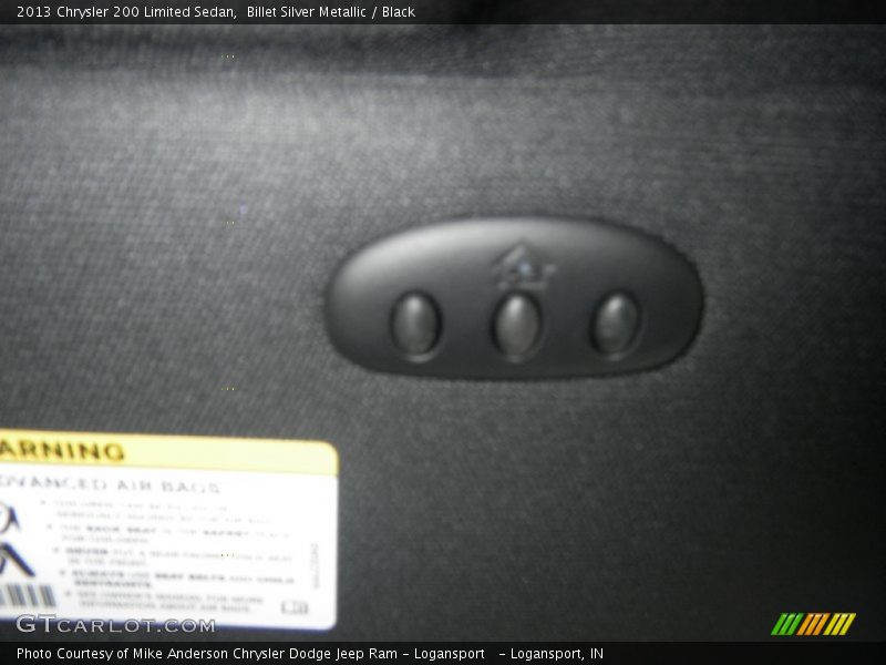 Billet Silver Metallic / Black 2013 Chrysler 200 Limited Sedan