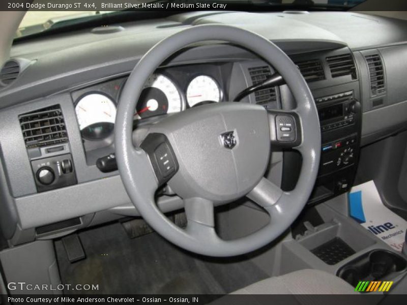 Brilliant Silver Metallic / Medium Slate Gray 2004 Dodge Durango ST 4x4