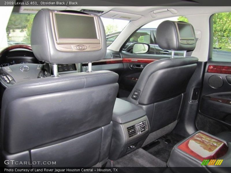 Obsidian Black / Black 2009 Lexus LS 460